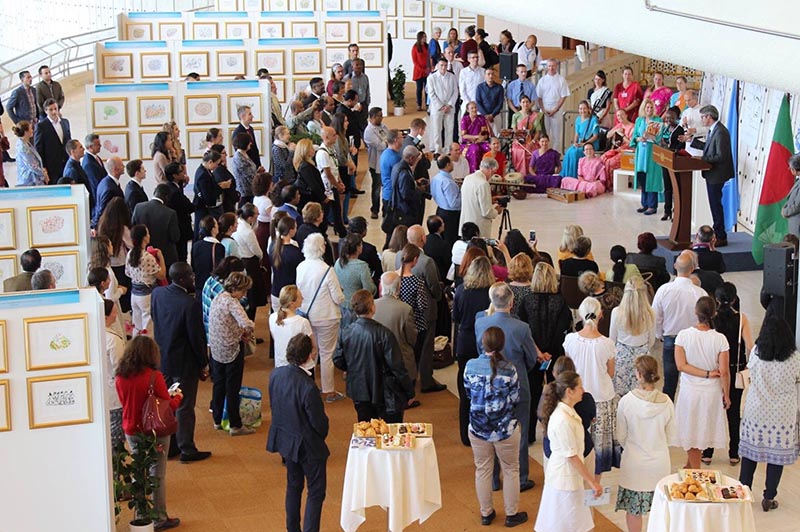 Выставка «Jharna-Kala» в штаб-квартире ООН в Женеве 2017